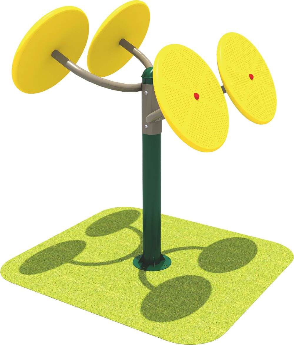 乐鱼LEYU健身器材 双位塑料推